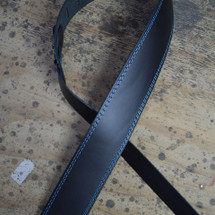 Black with Blue Stitching BASST