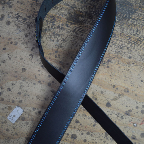 Black with Blue Stitching BASST
