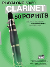 Playalong 50/50 Pop Hits - Clarinet Book and Backing Track Download