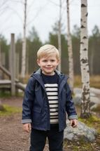 Else Navy Fisherman Raincoat