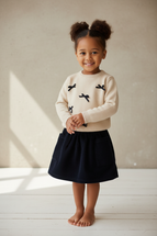  Madison Navy Corduroy Skirt 