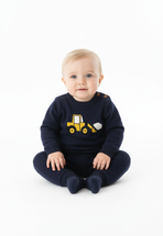 Digby Navy Knit Baby Jumper