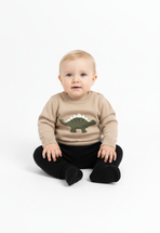 Baxter Oatmeal  Knit Baby Jumper