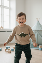 Baxter Oatmeal Knit Jumper