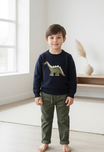 Dexter Navy Knit Jumper