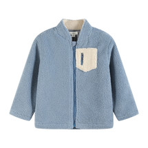 Gerald Soft Blue Teddy Jacket
