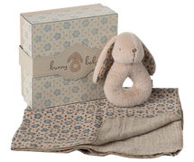 Bunny rattle set Powder from Maileg
