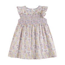 Aurelia Lavender Smock Dress 