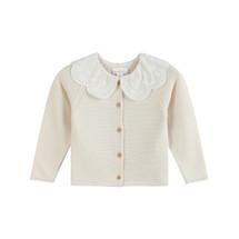 Esme Cream Collar Cardigan
