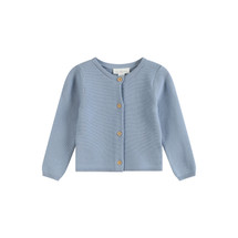 Broke Soft Blue Knit Baby Cardigan