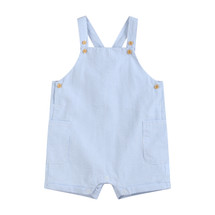 Martin Light Blue Stripe Overalls