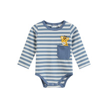 Rook Blue Stripe Long Sleeve Body Suit
