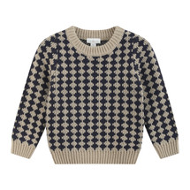 Avery Navy/Peyote knit Jumper