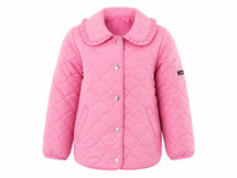 Pia Pink Padded Jacket with Collar