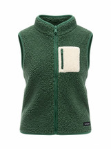 Caspian Green Borg Gilet 