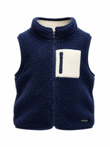  Caspian Navy Borg Gilet 