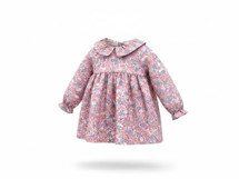 Odile Pink Floral Baby Dress