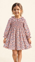 Odile Pink Floral Dress