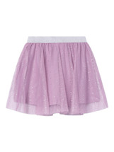 Frandie Lavender Mist Glitter Tulle Skirt