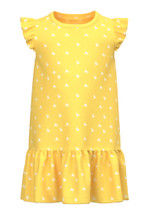 Vida Yellow Cap Sleeve Dress