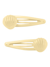 Shell Yellow 2 pack Hair Clip