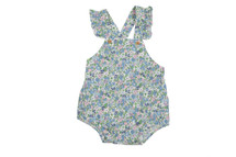 Nora Blue Floral Romper