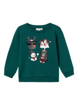  Santa Green Sweatshirt