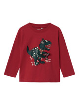 Candy Red Long Sleeve Top