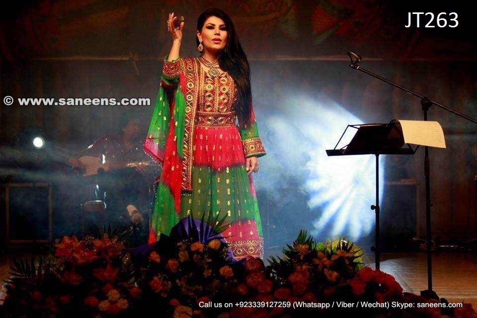 Aryana Sayeed latest song dress with yakhan embroidery