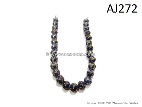 wholesale afghan saneens new design beads with lapis lazuli inlay