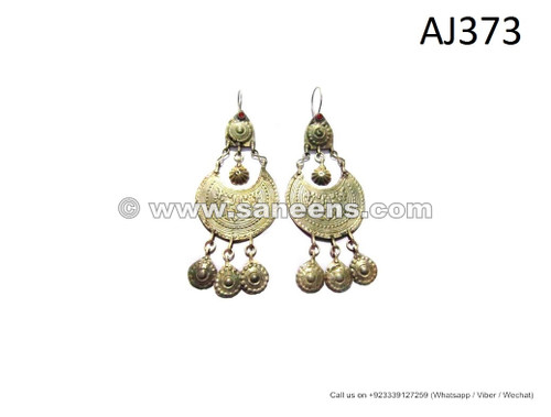 kuchi pashtun women handmade earrings