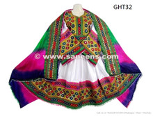 Afghan Dress In white color 