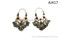 afghan kuchi long earrings