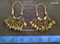 kuchi jewellery, afghan earrings