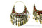 pashtun bridal artwork earrings