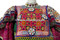 vintage kuchi dress with embroidery and beads work medallions