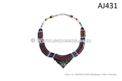 nepal tribal fashion necklace choker