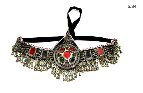 afghan coins belt for belly dance performers 