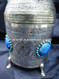 tribal nomad feroza gemstones engraved box