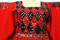 hand embroidered afghan dress with mirrors work