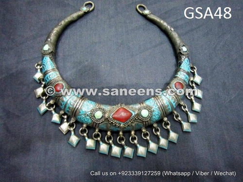 afghan muslim handmade jewelry necklace