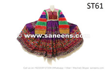 Gypsy Artwork Handmade Dress Muslim Women Ethnic Clothes Maxi