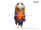 afghan dress in orange color