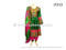 afghan dress in green color