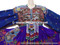 tribal fashion long costume with beads and embroidery work