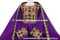 muslim afghan  dress frock with embroidererd laces