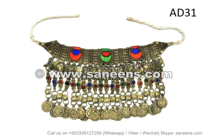 Afghan dome pendant belly dancing jewelry Afghan jewelry Kuchi dome pendant middle eastern jewelry Kuchi Pendant