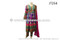 afghan wedding dress in multicolor