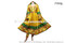 afghan pashtun handmade dresses frocks in yellow color