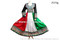 Kuwait flag dress